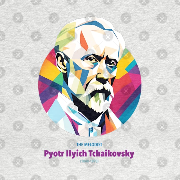 Pyotr Ilyich Tchaikovsky in WPAP by BAJAJU